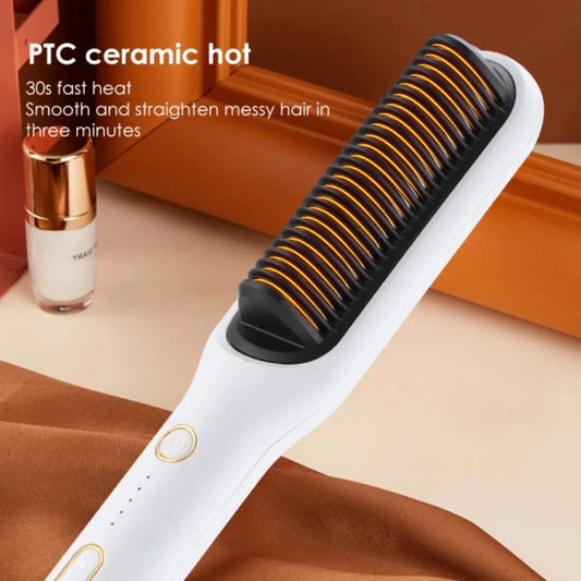 Cepillo 2 En 1 Alisador Y Ondulador